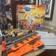 HASBRO Lot BATTLE BDAMAN 10 GAMES B-DAMAN TOURNAMENT SET 4 Feet Long Power Alley