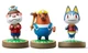 Lot Of 3 Amiibo Rover Lottie Mr Resetti Animal Crossing Series For Nintendo 9E