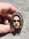 1/6 Hot Toys HT Captain America Winter Soldier Bucky Barnes MMS241 Head Sculpt 