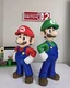 Mario - Super Mario Bros Figure Free Standing 12" inch Classic Nintendo Display