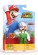 NEW Jakks Pacific 42452 World of Nintendo 4in FIRE LUIGI w/ FIRE BALL super bros