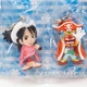 One Piece Alvida & Buggy Figure Mascot Charm Banpresto JAPAN