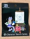 Tokyo Disney Resort 25th Anniversary Minnie Mouse pin from the Character Sketch
