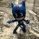 Disney PJ Masks Catboy 3&rdquo; Figure Hero Toy Blue In Action With Device Toys