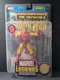 Toybiz Marvel Legends Series 1 Invincible Iron Man 2002 NIB - comic book inside