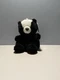 NWT - Palm Pals Skunk Plush - 5in Super soft Stuffed Animal! Black and White Toy