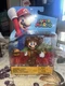 NEW Jakks 42001 TANOOKI MARIO 4 Inch Mini-Figure + LEAF Mario Bros Nintendo