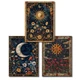 3 Pack Celestial Body Diamond Art Kits for Adults Beginners,Sun Moon Stars Di...