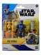 Star Wars 4&rdquo; Figure PAZ VIZSLA w/ Jet Pack & Rocket Launcher, Hasbro Disney NWT