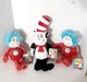 Cat in the Hat, Thing 1 & Thing 2 Plush Dr. Seuss toys, 7-8" -  New tags!