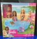 ​Barbie Doll, 11.5-Inch Blonde, and Pool Playset with Slide and Accessories