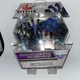 Bakugan Nillious Black Collector Figure, Coin, 2 Trading Cards 2020 Spin M&aacute;ster