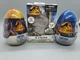 Jurassic World Dominion Captivz blue & yellow egg + Dig & Discover Plaster rock