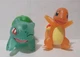 2022 Jazwares Nintendo Pokemon Translucent CHARMANDER / Bulbasaur 3" Figure