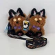 (2) Universal Studios Minions &ldquo;Bob&rsquo;s Bear&rdquo; Plush Crossbody Bag NWT