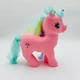 GI GO Wonder Pony -Fakie MLP SML-16-B1 JUMBO 9" Pink Unicorn w/Mushroom CUTE!