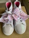 Nickelodeon JoJo Siwa Shoes Neon Rainbow Sequin High Top Sneaker Size 2