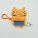 HASBRO Ugly Dolls To Go Soft Plush 5" Toy Keychain Bag Clip Wage Apron Orange