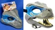 VELOCIRAPTOR "BLUE" MASK Jurassic World GREEN Opening Jaw DINOSAUR - HMK77