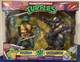 Teenage Mutant Ninja Turtles LEONARDO VS ROCKSTEADY Playmates Toys 2021 TMNT