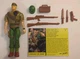 Vintage - 1994 Hasbro GI Joe ARAH - Sgt. Savage - 4.5" - All Accs & Char. Card
