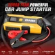2000 Peak Portable Car Jump Starter Booster Power Bank Battery Charger Golden