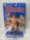 WWE LJN Mattel Superstars Ultimate Warrior 8" Blue Card Action Figure.