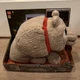 Mattel Minecraft Dennis Plush Dog Stuffed Animal Beige with Red Collar