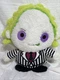 Cuteez Beetlejuice Plush Toy 11" Soft Beetlejuice Kidrobot Striped Suit