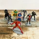 Lot of (8) Disney Store MARVEL Avengers 4 Inch Action Figure Cake Toppers