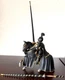 2003 Schleich World of Knights BLACK TOURNAMENT KNIGHT Mounted on Horse 70032