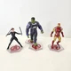 Disney Store Marvel Avengers Hulk, Iron Man & Black Widow Figure Cake Topper Lot