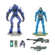 HALO UNSC Checkpoint w/ Spartan Gungir and Elite Mercenary Action Figure Set New