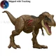 Mattel Jurassic World Dominion Damage T-Rex II Figure 43cm HGC19 Dinosaur Toy