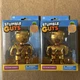 Stumble Guys Gold Ninja Sensai Rare Chase 4.5" Action Figure VHTF LOT OF 2!!