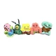 Fuggler x SpongeBob SquarePants Fuggler Keychain Plush COMPLETE SET OF 5
