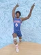McFarlane Julius Erving Dr J Philadelphia 76ers Blue Jersey Action Figure Loose