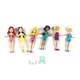 Disney Princess Magiclip Magic Clip Lot of 6 Dolls Belle Ariel Cindy Aurora READ
