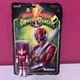 SUPER7 MIGHTY MORPHIN POWER RANGERS RED RANGER REACTION FIGURE BATTLE DAMAGE