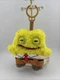 SpongeBob SquarePants - 4.5" Fuggler Plush Clip-On Keyring. Beige Button. NEW.