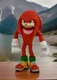 Jakks Sonic Hedgehog 3 Movie Knuckles 4.5&rdquo; Articulated Action Figure Loose SF-1