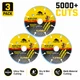 Diamond Cutting Wheel 4 1/2 Inch Metal Cut-Off with 5000+ Cuts on Rebar - 3 Pack