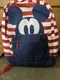 NEW Disney Mickey Mouse Red White Blue Americana Striped Backpack Official
