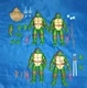 NECA TMNT Eastman & Laird&rsquo;s Teenage Mutant Ninja Turtles 4 Pack Exclusive Mirage