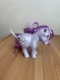 2017 My Little Pony 35th Anniversary Blossom Hasbro Purple Flowers Pattern