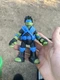 TMNT PLAYMATES LEONARDO STEALTH TECH 4.5" ACTION FIGURE VIACOM 2013 WL4272 USED