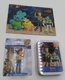 Disney Toy Story 4 Lot of Woody Mini Figure + 24 pc Puzzle of Buzz and Woody Tin