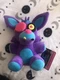 FUNKO PURPLE FOXY BLACKLIGHT 2017 FNAF FIVE NIGHTS AT FREDDYS 8" OFFICIAL PLUSH