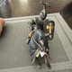 Schleich 2003 World of Knights BLACK TOURNAMENT KNIGHT w/Horse Mounted 70032