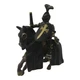 Schleich 70032 Schwarzer Ritter Black Knight On Horseback No Joust Retired